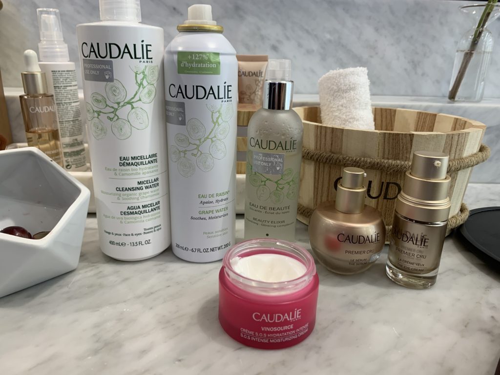 Caudalie free face treatment products