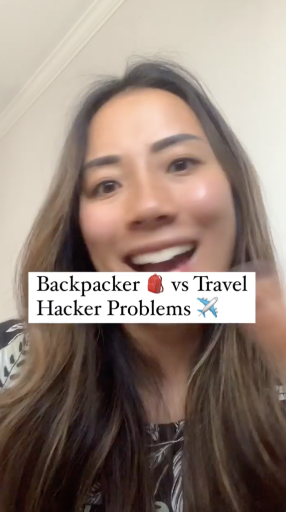 backpacker vs travel hacker